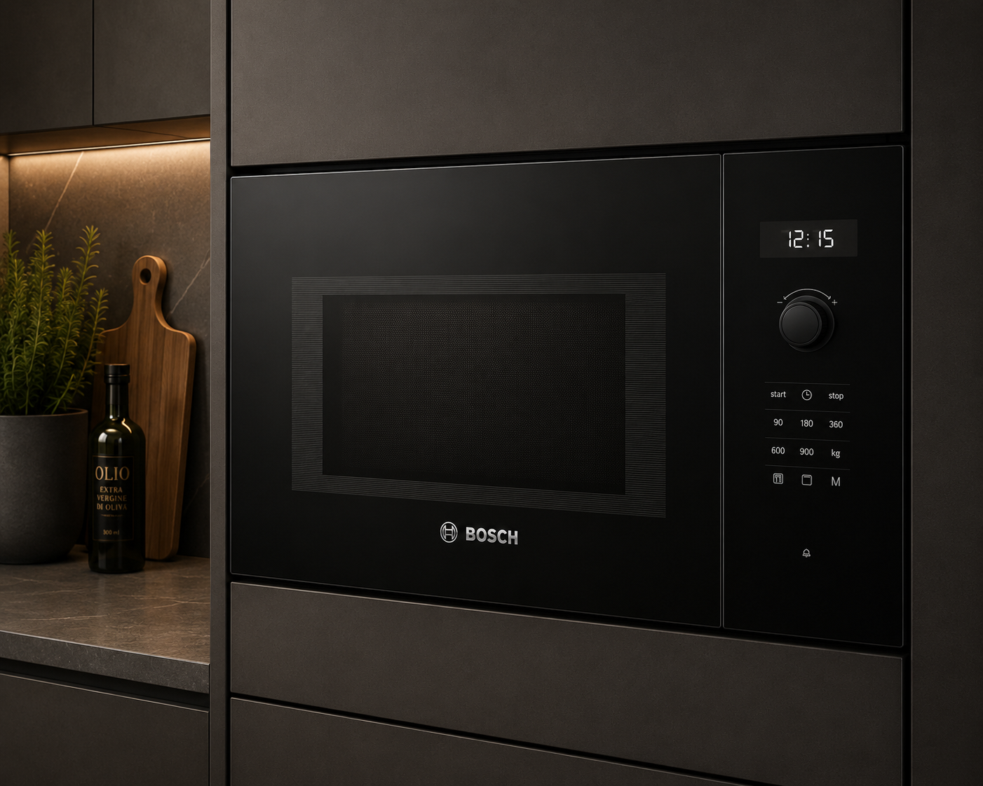 Microondas empotrable Bosch negro BEL554MB0